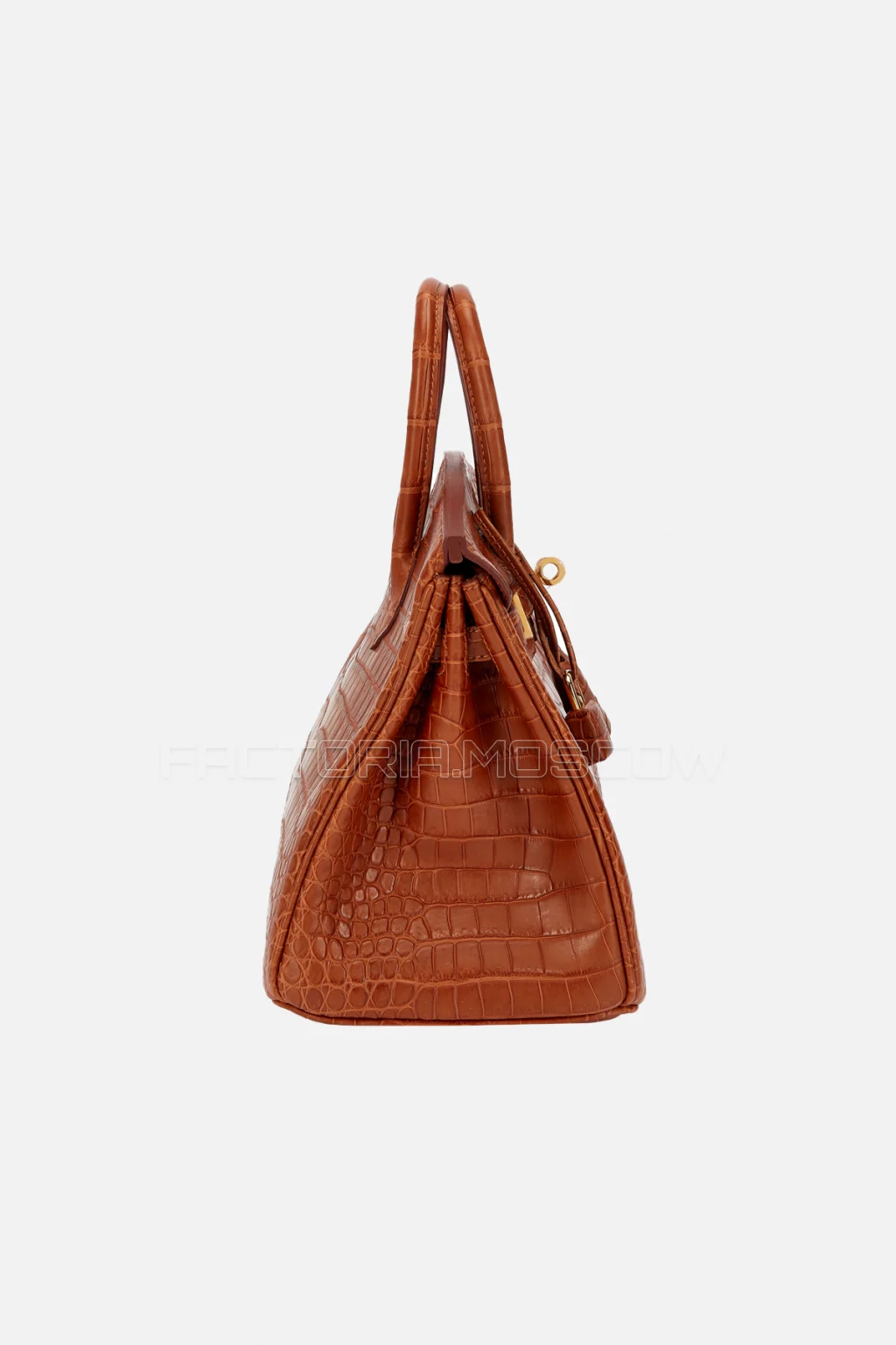 Hermès Birkin 25 Gold Matte Porosus Crocodile GHW