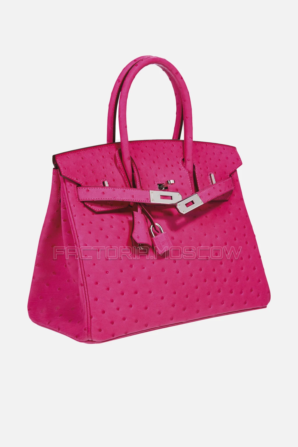 Hermes Birkin 30 Rose Tyrien Ostrich PHW