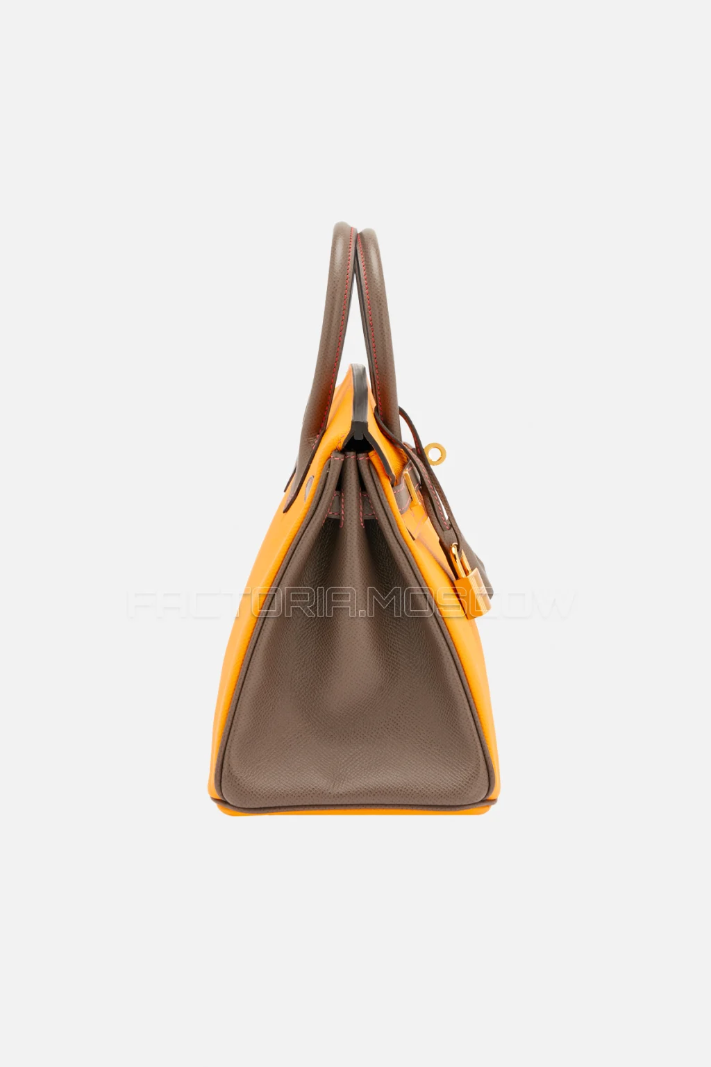 Hermès HSS Birkin 25 Bi-Color Jaune D'Or And Etain Epsom GHW