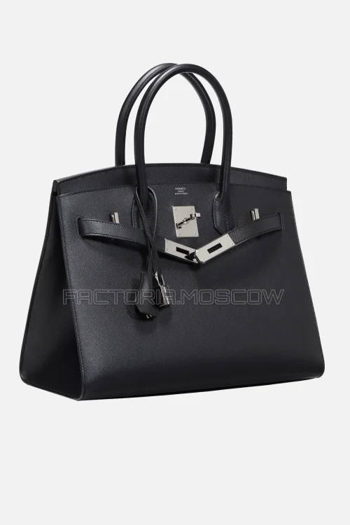 Hermes Birkin 30 Black Madame PHW
