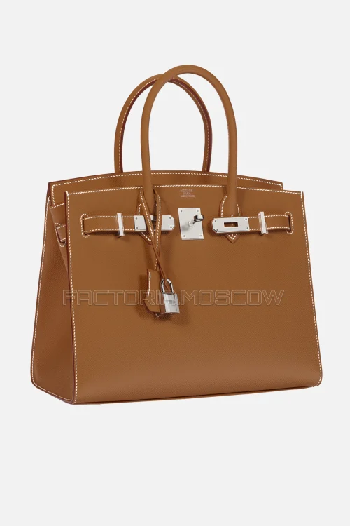 Hermes Birkin Sellier 30 Gold Epsom PHW
