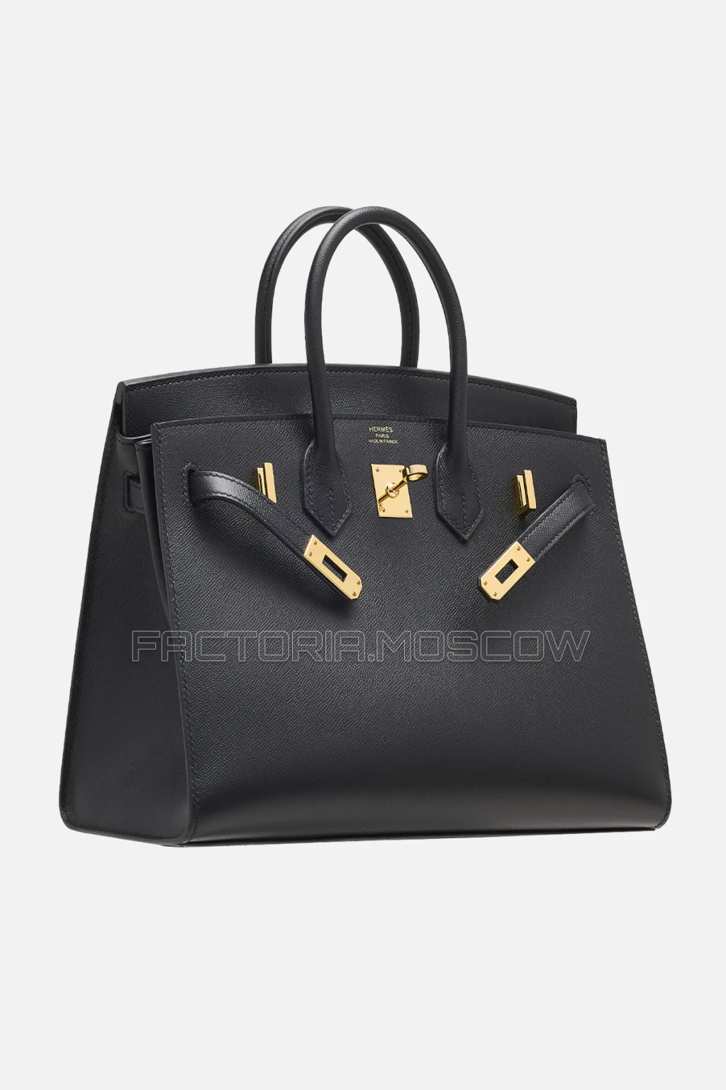 Hermes Birkin Sellier 25 Black Madame GHW