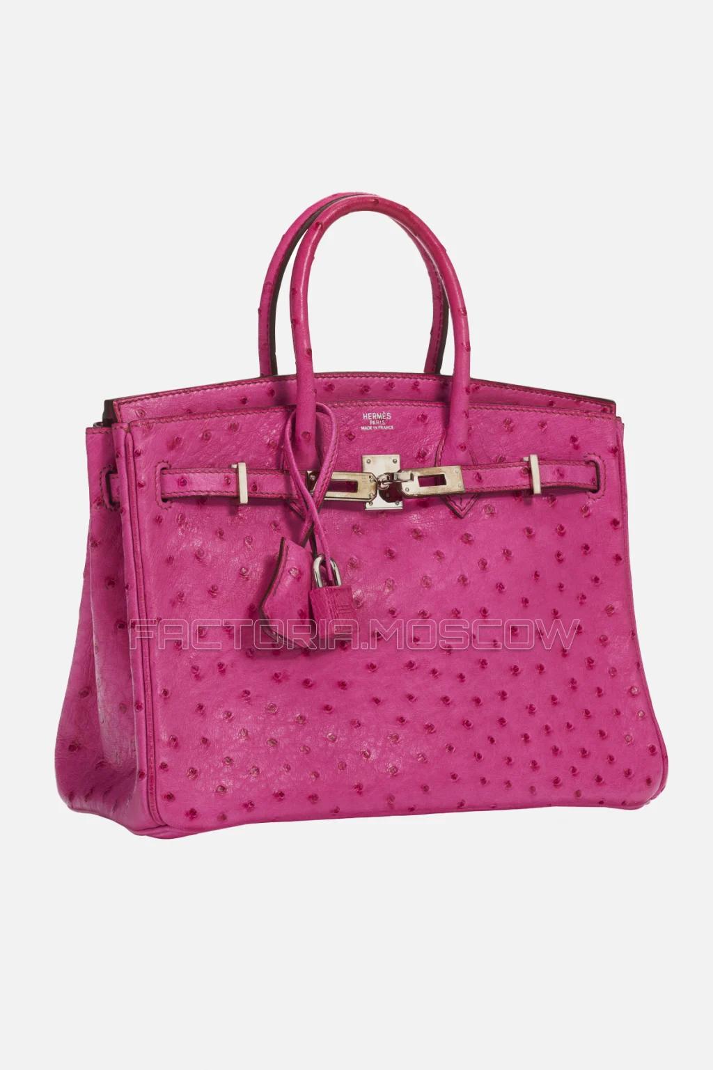 Hermes Birkin 25 Fuchsia Ostrich PHW