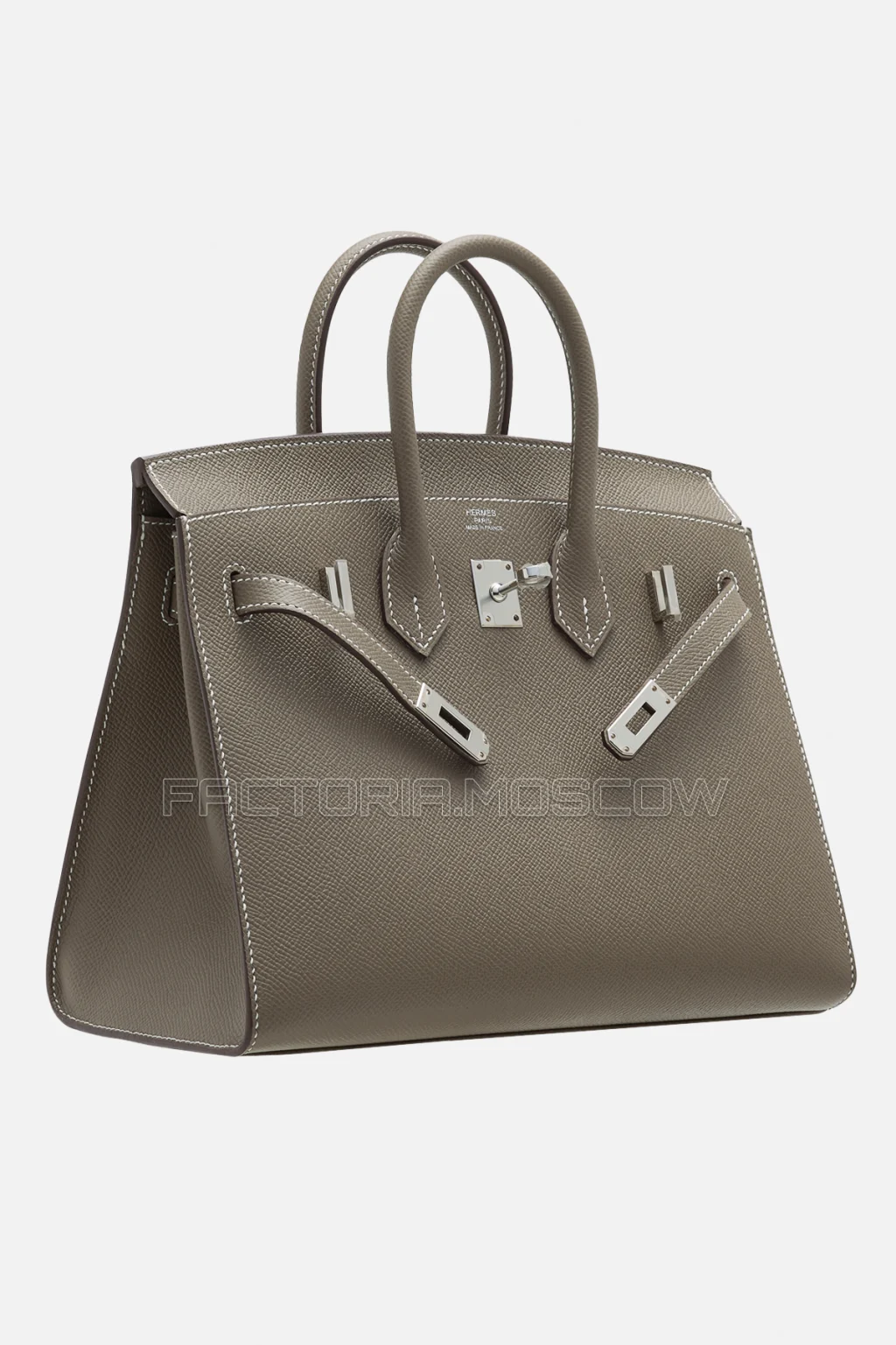 Hermes Birkin Sellier 25 Étoupe Epsom PHW