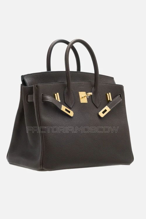 Hermes Birkin 25 Ébene Barenia Faubourg GHW