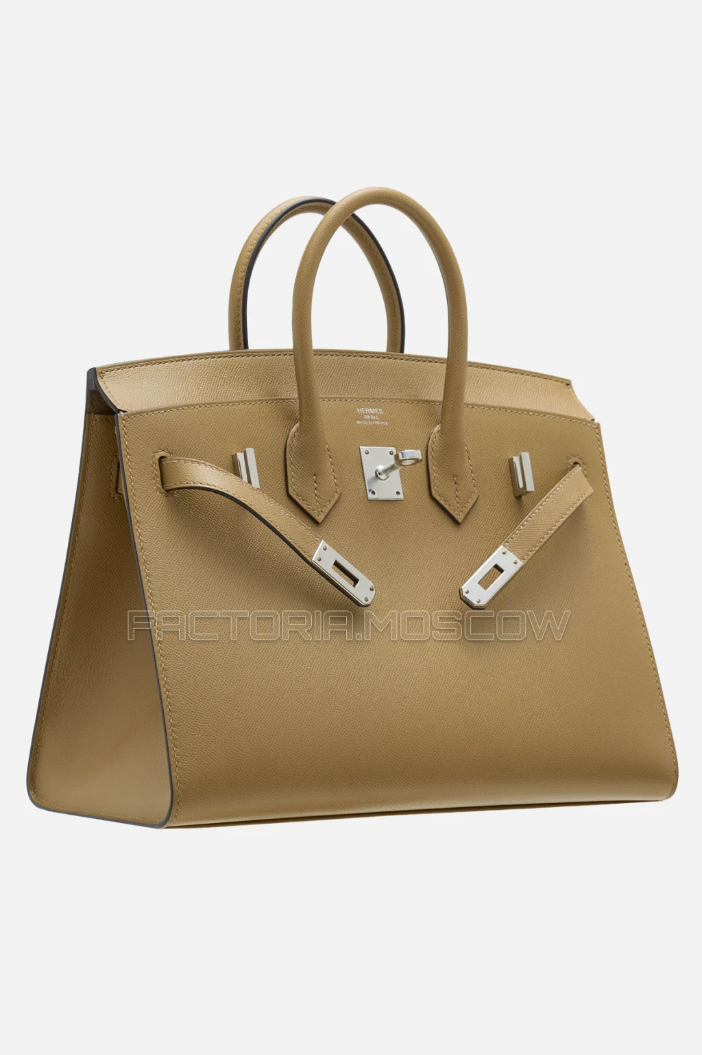 Hermes Birkin Sellier 25 Epsom Biscuit PHW