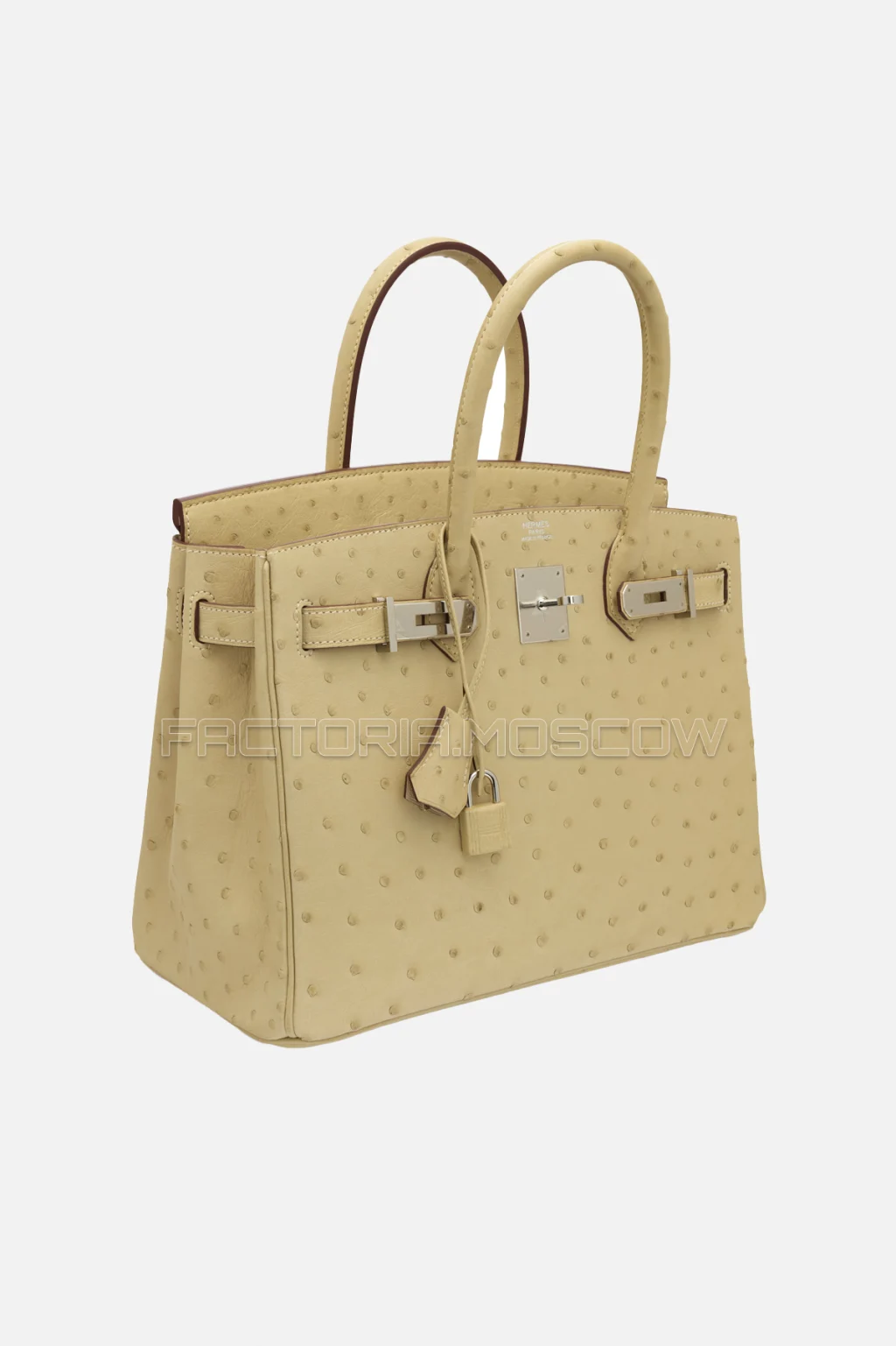 Hermes Birkin 30 Parchemin Ostrich PHW
