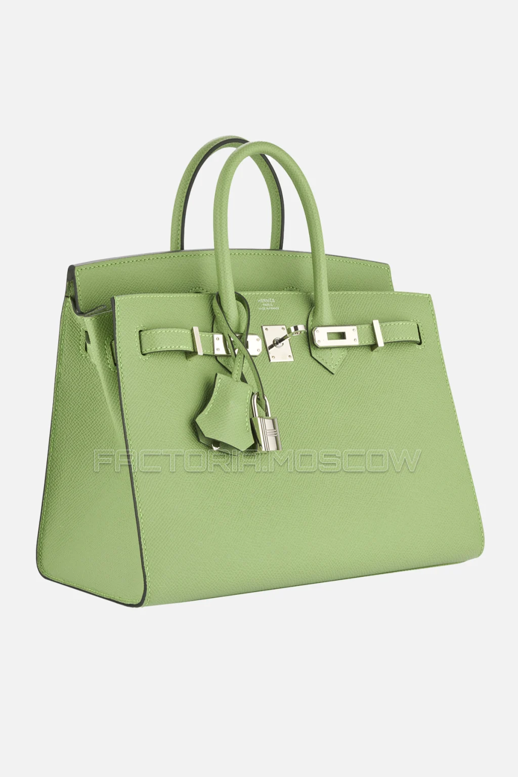 Hermes Birkin Sellier 25 Vert Cricket Epsom PHW