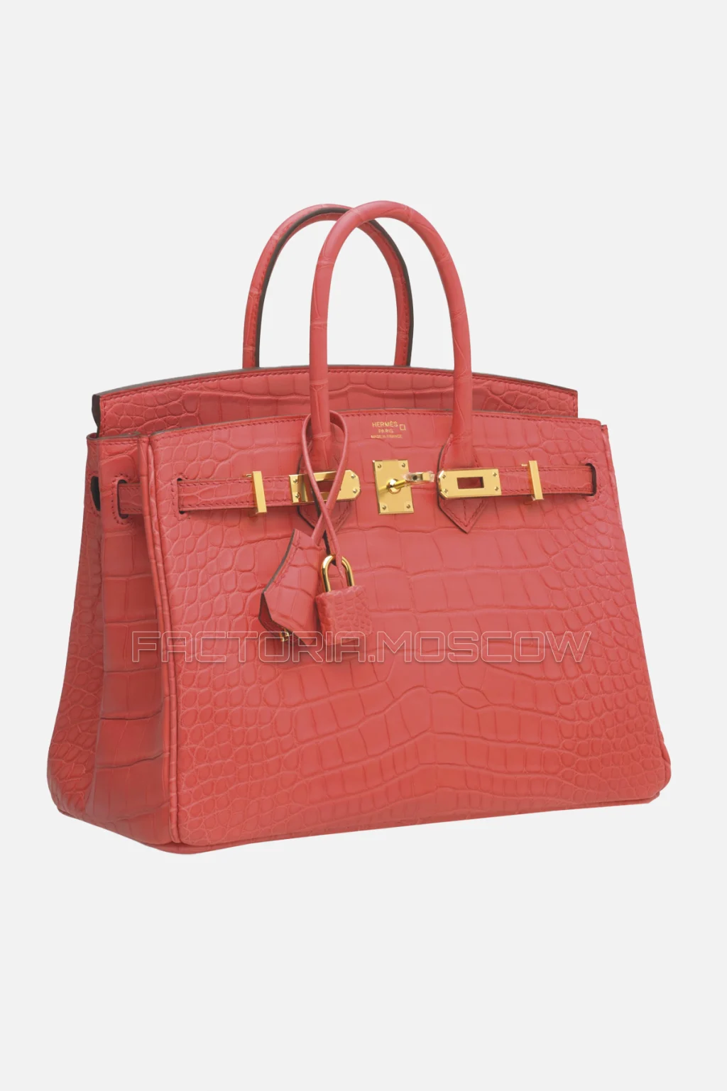 Hermes Birkin 25 Matte Bougainvillier Alligator GHW