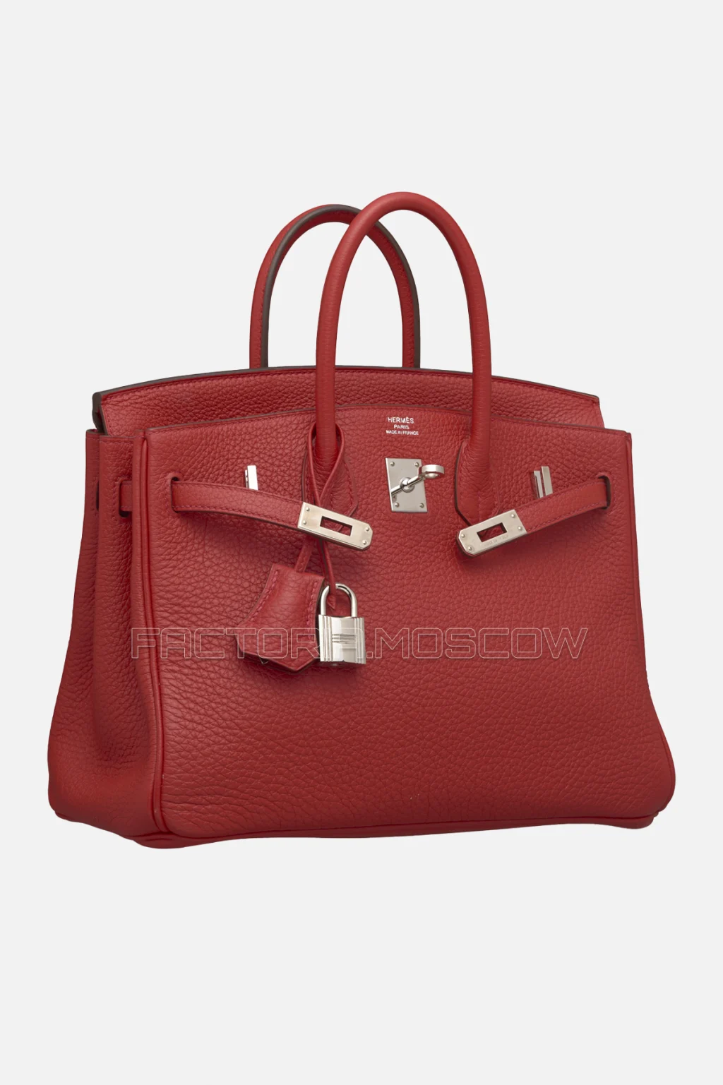Hermes Birkin 25 Rouge Grenat Clemence PHW