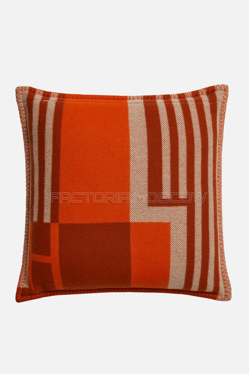 Hermes Ithaque pillow colour Terracotta / Tangerine