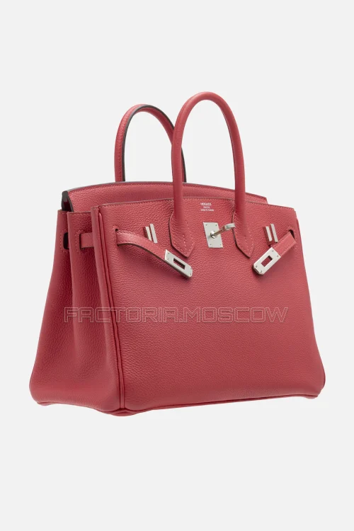 Hermes Birkin 25 Rouge Pivoine Togo PHW