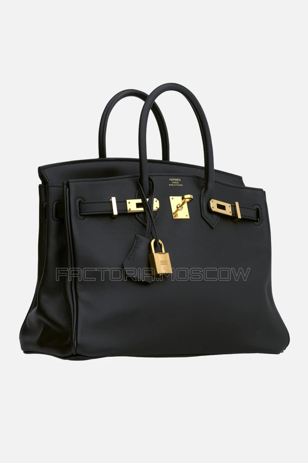 Hermes Birkin 25 Black Swift GHW