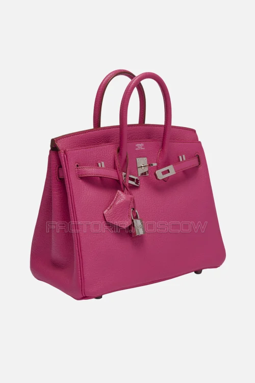 Hermes Birkin 25 Fuchsia Chevre PHW