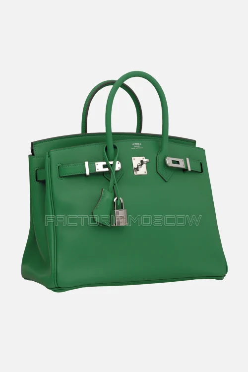 Hermes Birkin 25 Vert Vertigo Swift PHW