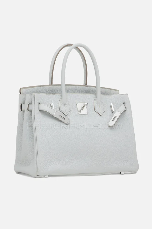 Hermes Birkin 30 Gris Perle Togo PHW