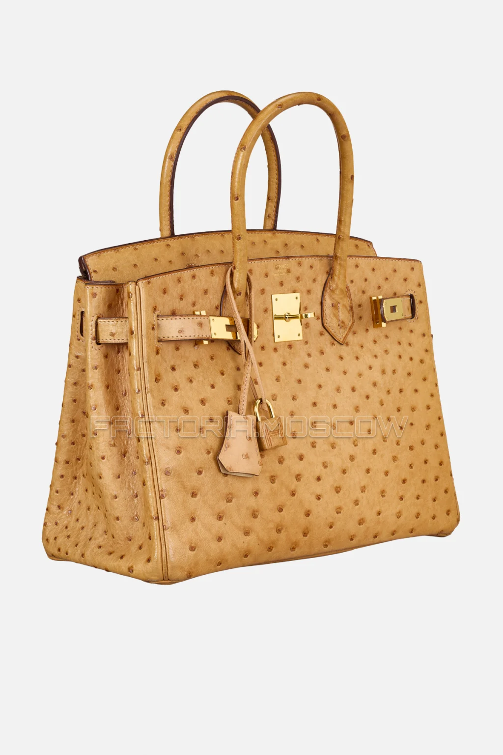 Hermes Birkin 30 Naturel Ostrich GHW