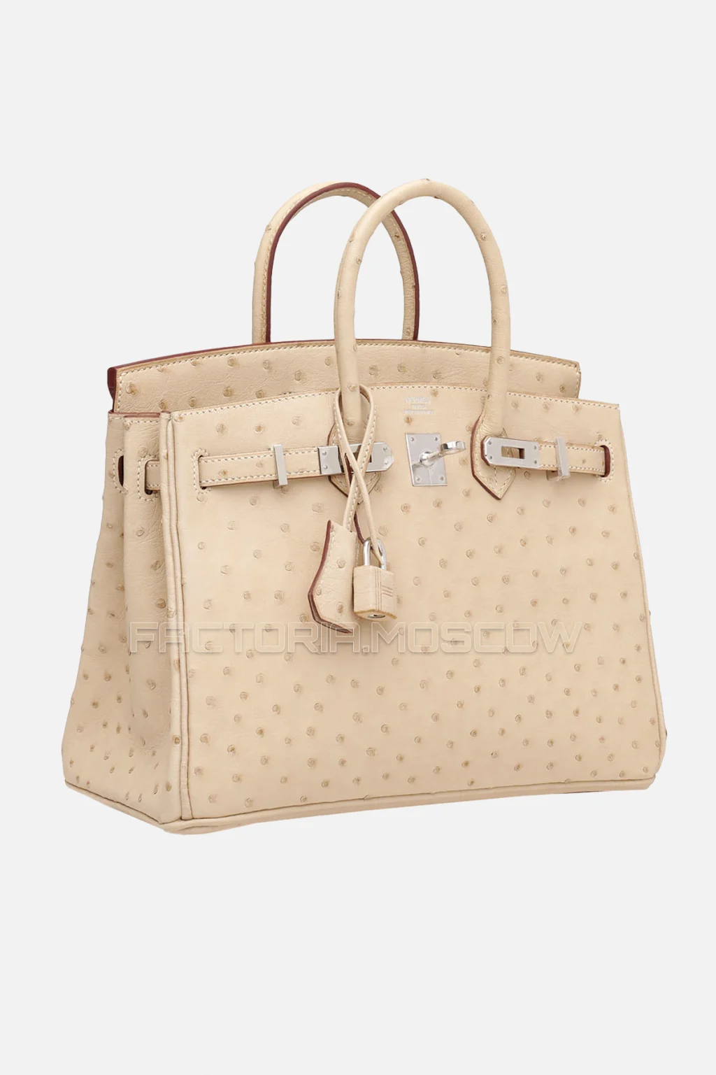 Hermes Birkin 25 Parchemin Ostrich PHW