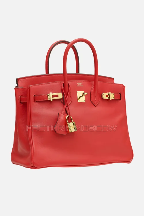 Hermes Birkin 25 Rouge Tomate Swift GHW