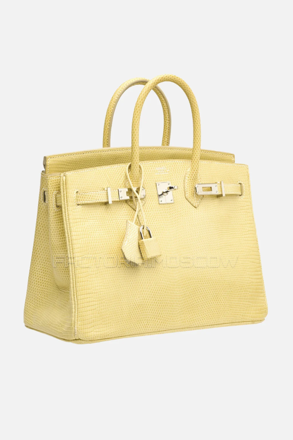 Hermes Birkin 25 Shiny Parchemin Niloticus Lizard PHW