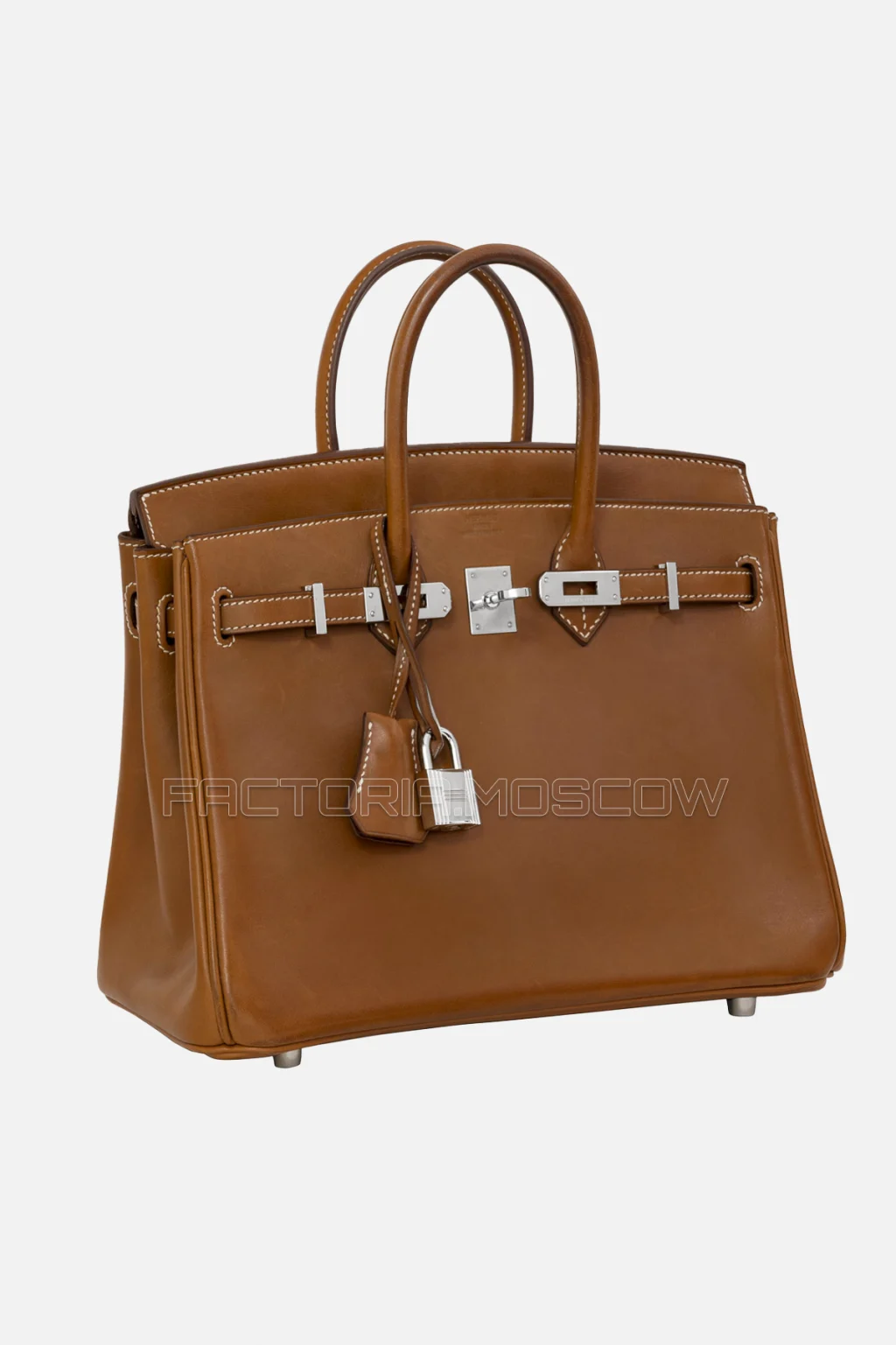 Hermes Birkin 25 Naturel Barenia PHW