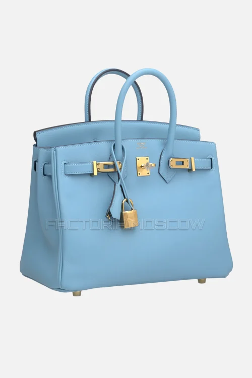 Hermes Birkin 25 Blue Du Nord Swift GHW