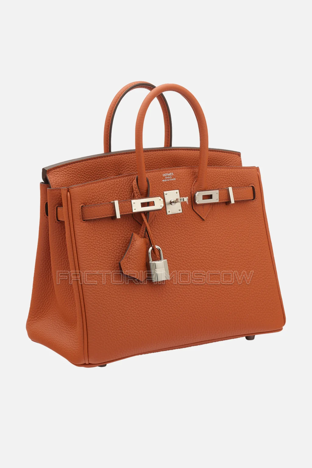 Hermes Birkin 25 Cuivre/Feu Togo PHW