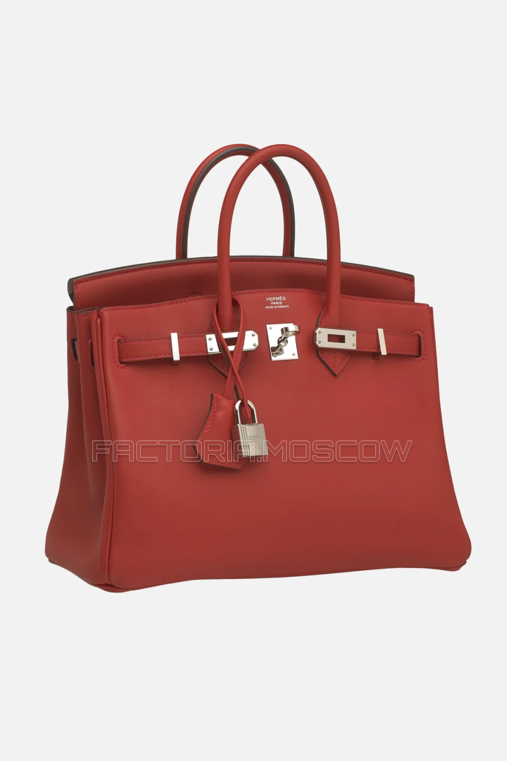 Hermes Birkin 25 Vermillion Swift PHW
