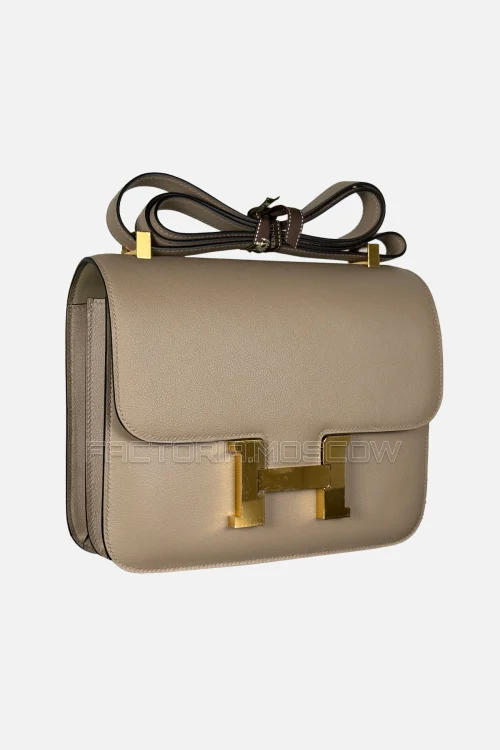 Hermes Constance 24 Evercolor Gris Tourterelle GHW