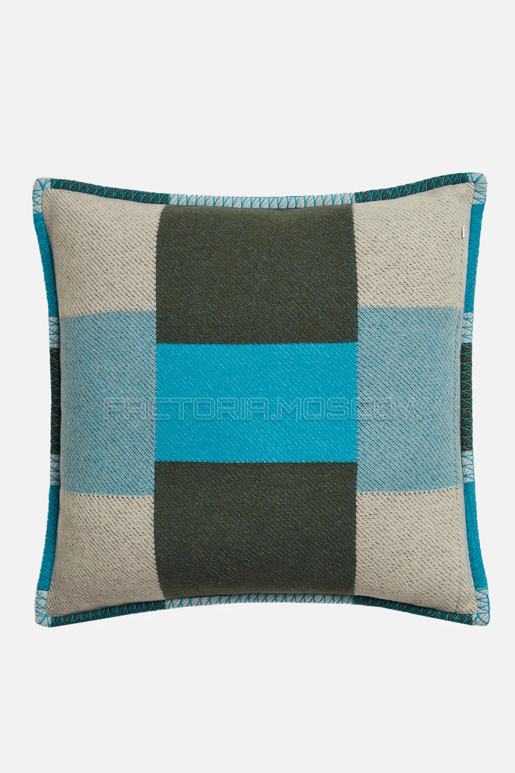 Hermes H Tissage pillow Colour Kaki