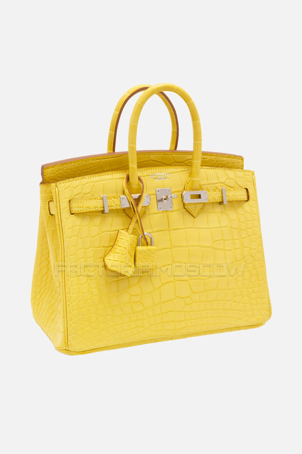 Hermes Birkin 25 Matte Mimosa Alligator PHW