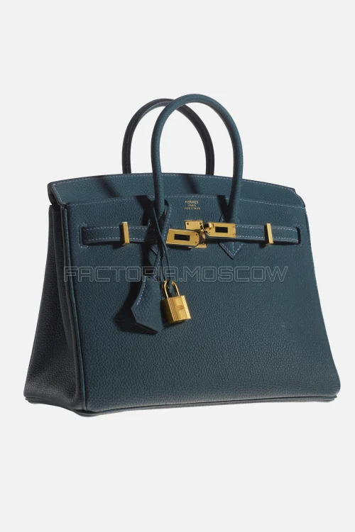 Hermes Birkin 25 Togo Vert Rousseau GHW