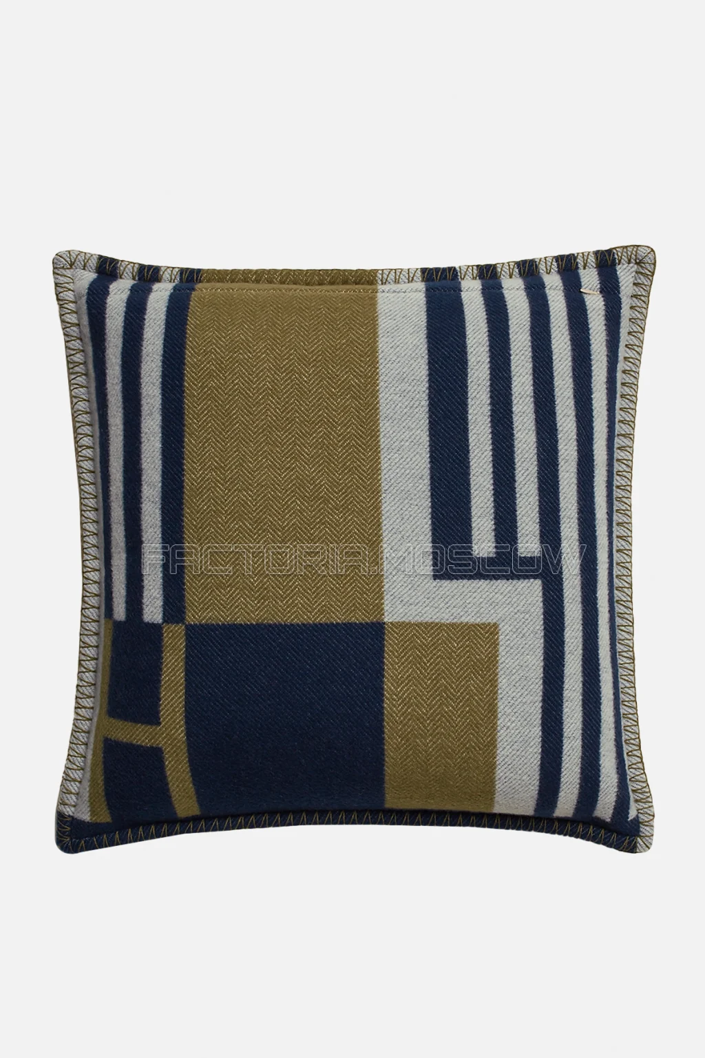 Hermes Ithaque pillow Colour Marine/Kaki