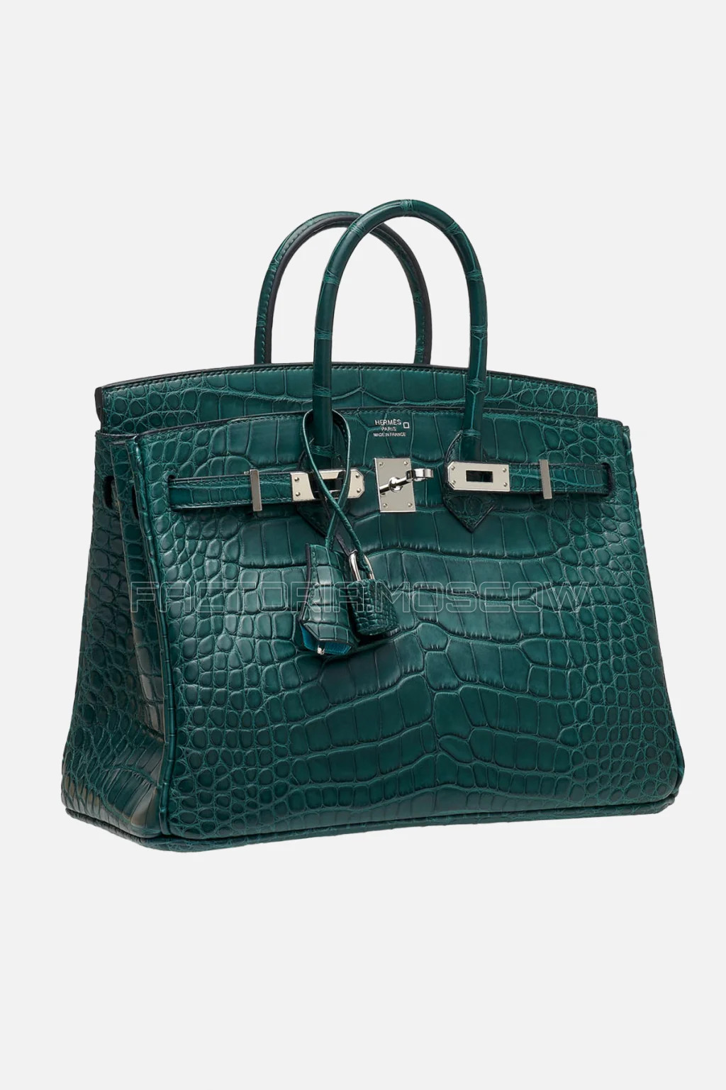 Hermes HSS Birkin 25 Matte Alligator Vert Cypress/Bleu Saint Cyr PHW