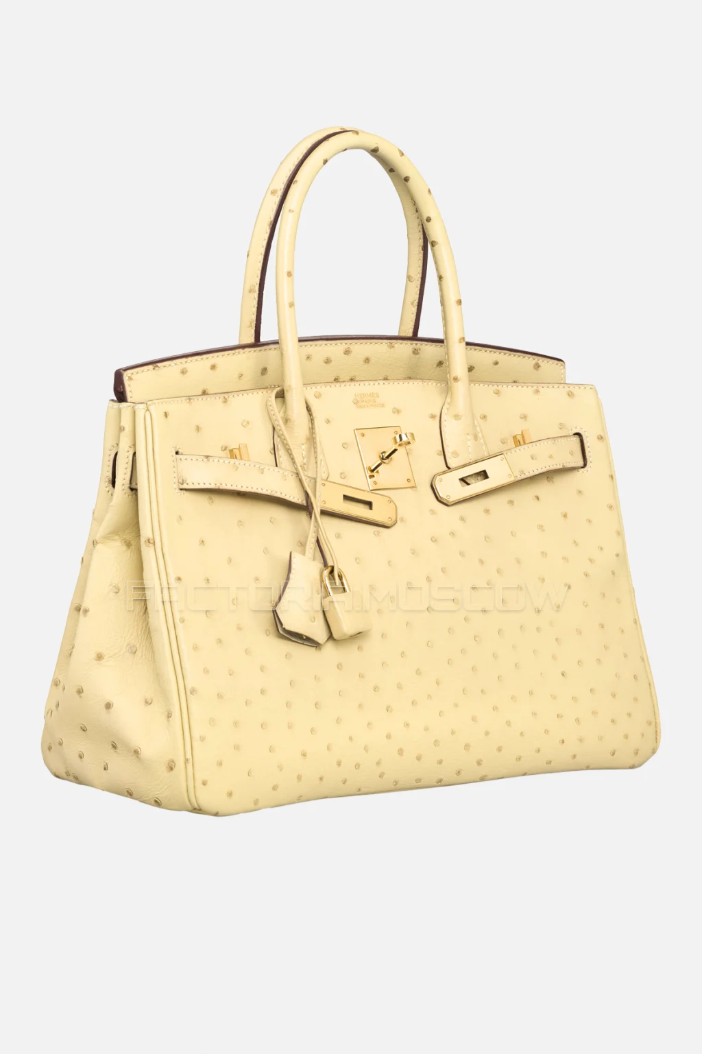 Hermes Birkin 30 Parchemin Ostrich GHW