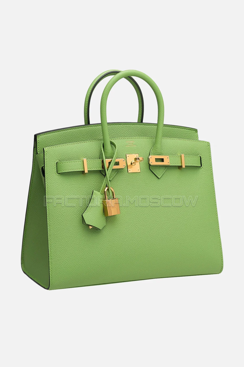 Hermes Birkin Sellier 25 Epsom Vert Criquet GHW
