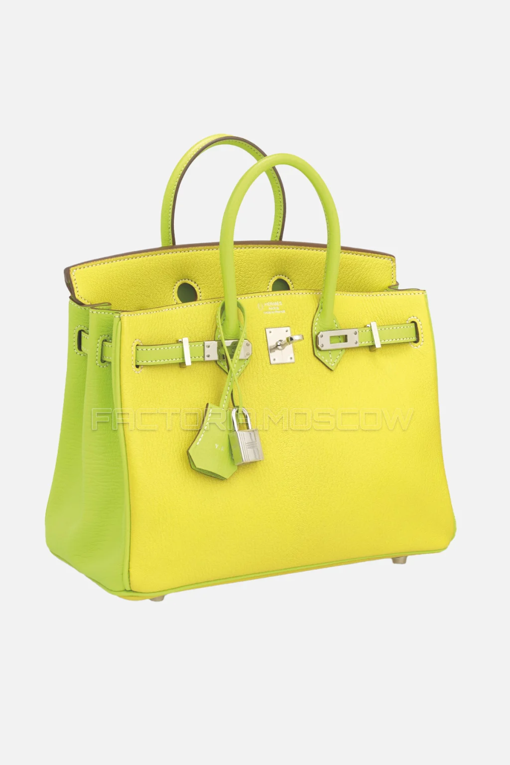 Hermes HSS Birkin 25 Chevre Lime/Kiwi PHW