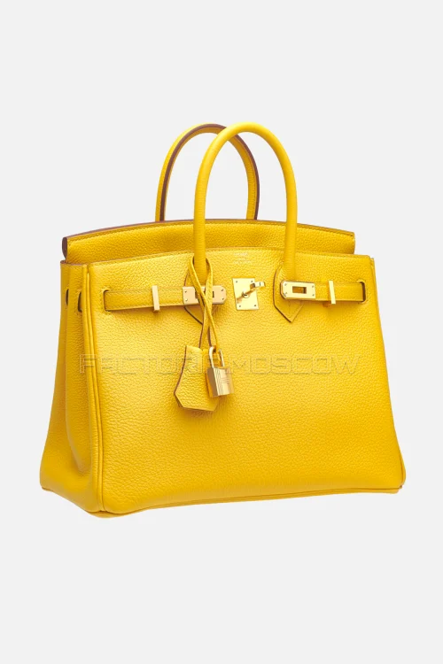 Hermes Birkin 25 Togo Jaune Ambre GHW