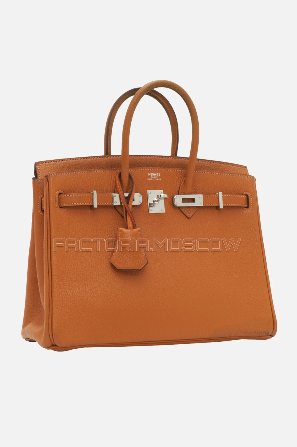 Hermes Birkin 25 Chevre Potiron PHW