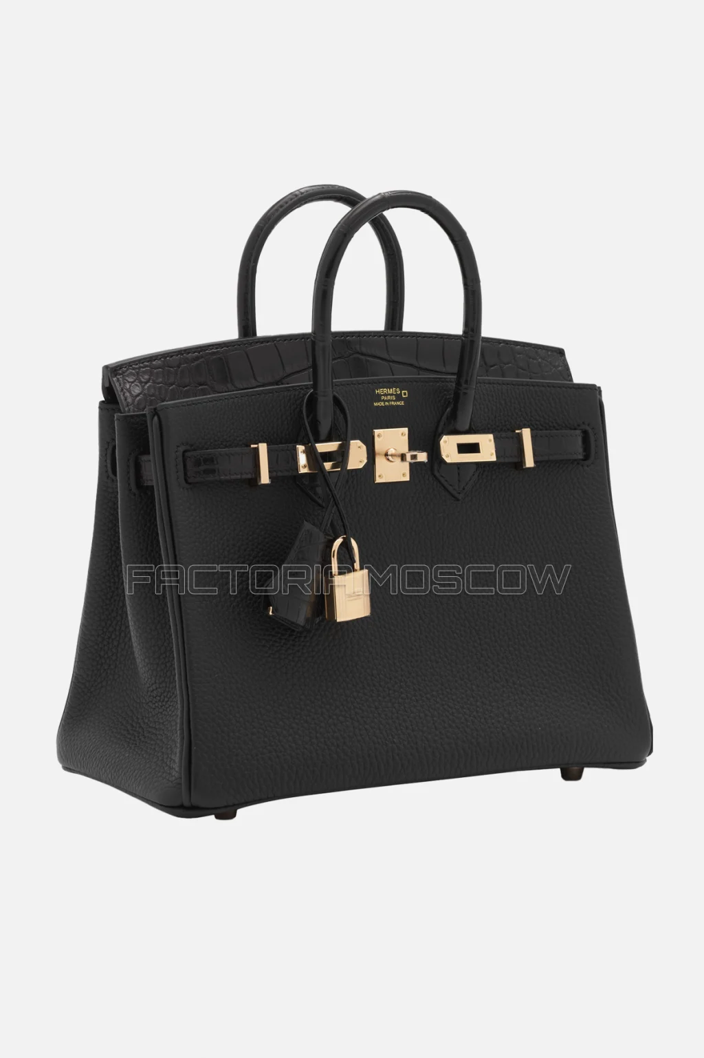 Hermes Birkin Touch 25 Matte Black Alligator/Togo RGHW