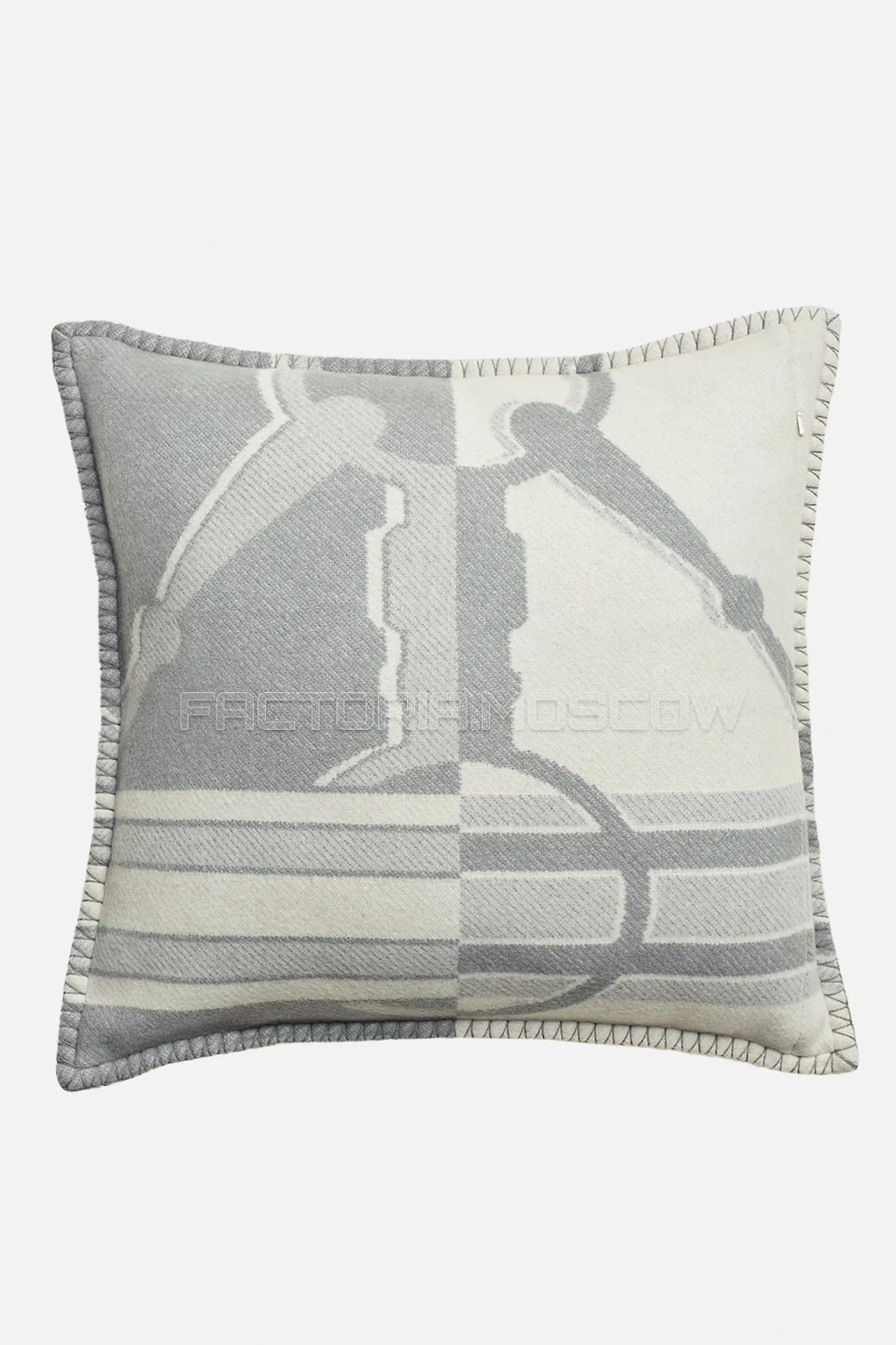 Hermes Tatersale pillow Colour Gris