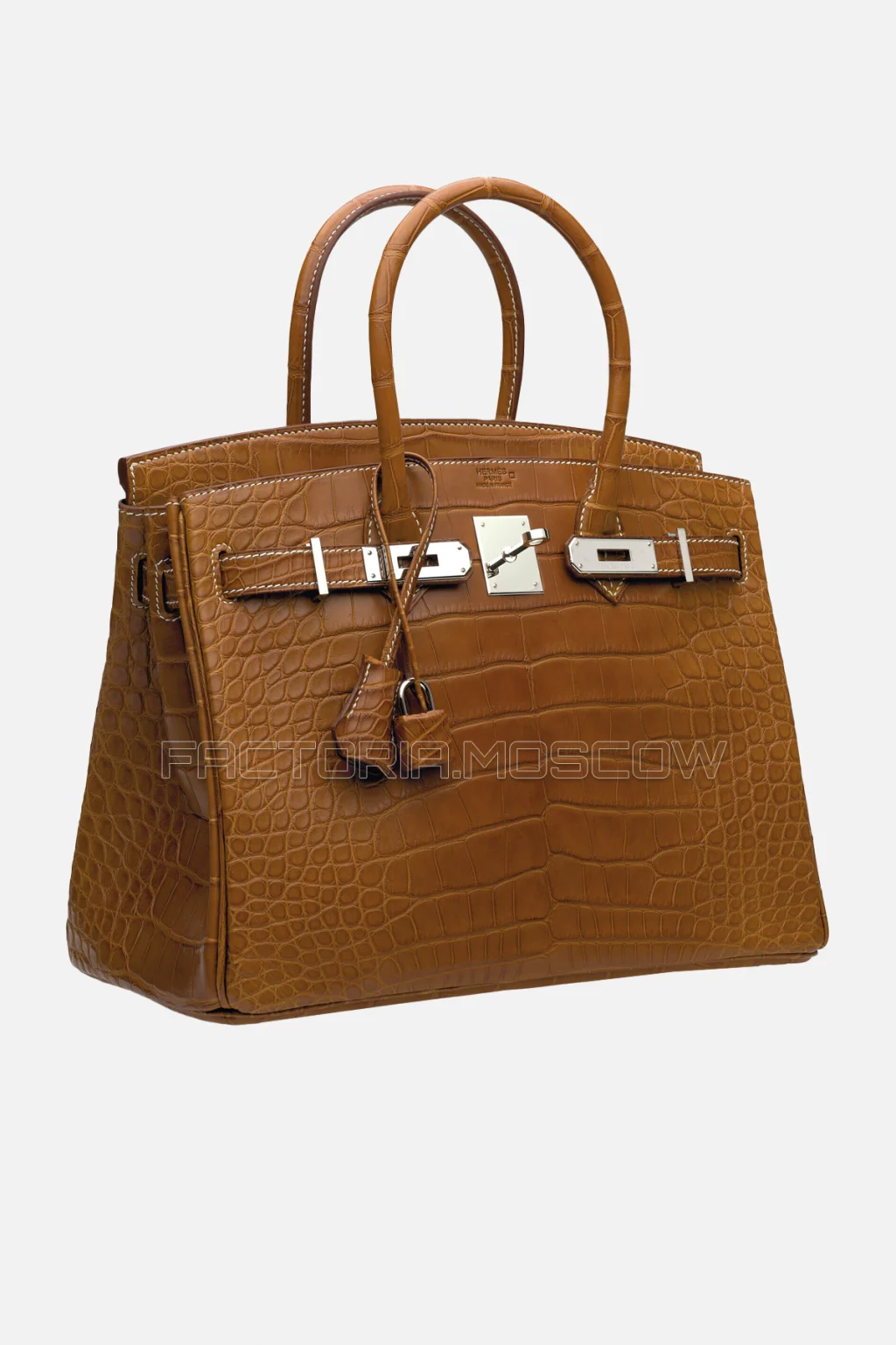 Hermes Birkin 30 Matte Fauve Barenia Alligator PHW