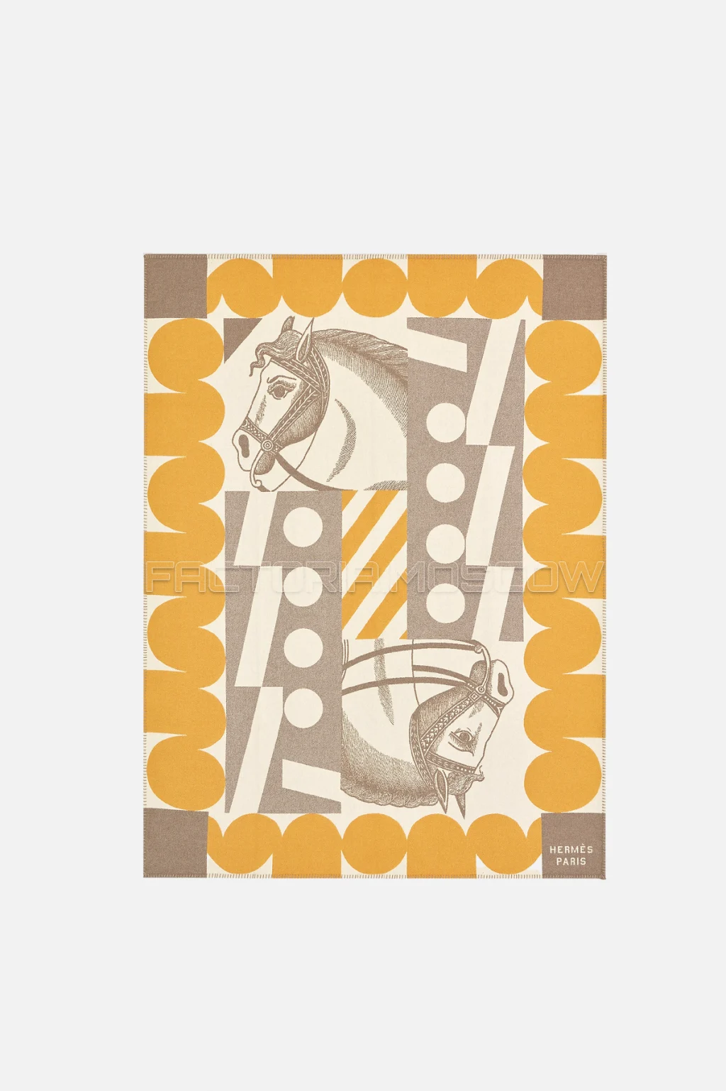 Hermes Cheval Joker blanket Colour Ambre