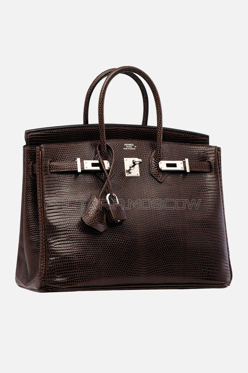 Hermes Birkin 25 Shiny Havane Niloticus Lizard PHW