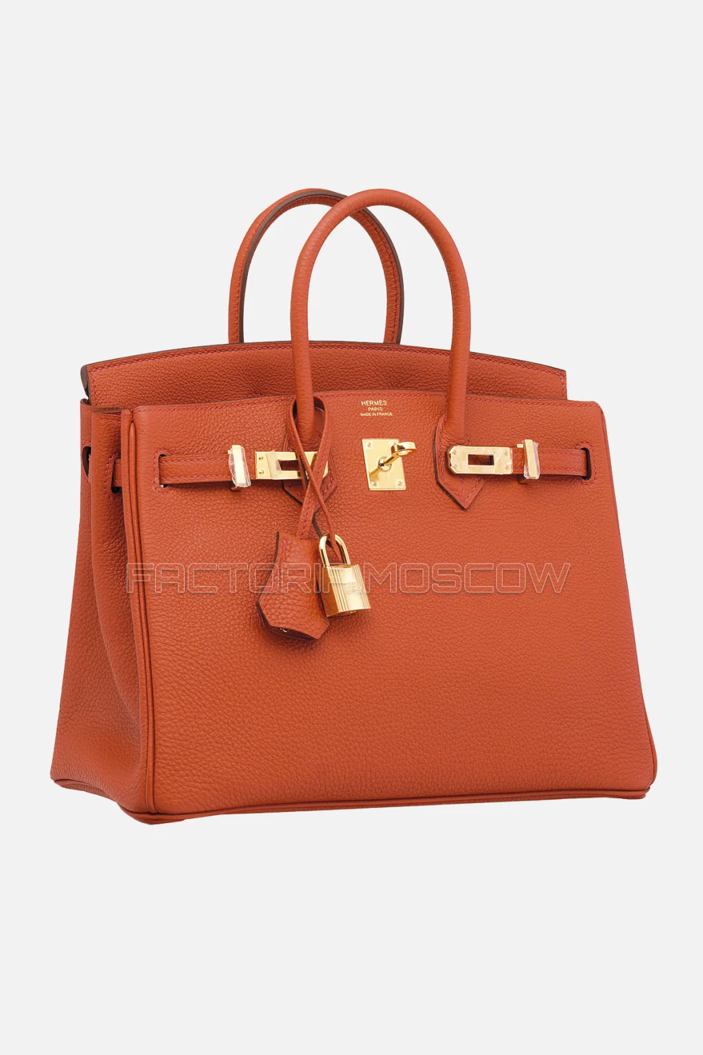 Hermes Birkin 25 Togo Brique GHW