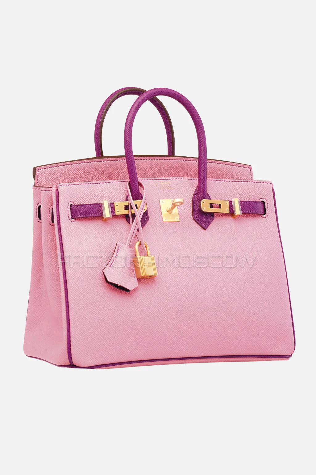 Hermes HSS Birkin 25 Epsom Rose Confetti/Anemone GHW