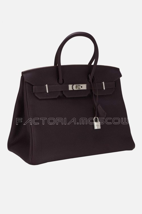 Hermès HSS Birkin 35 Togo Colour Raisin Ultraviolet Interior And PHW