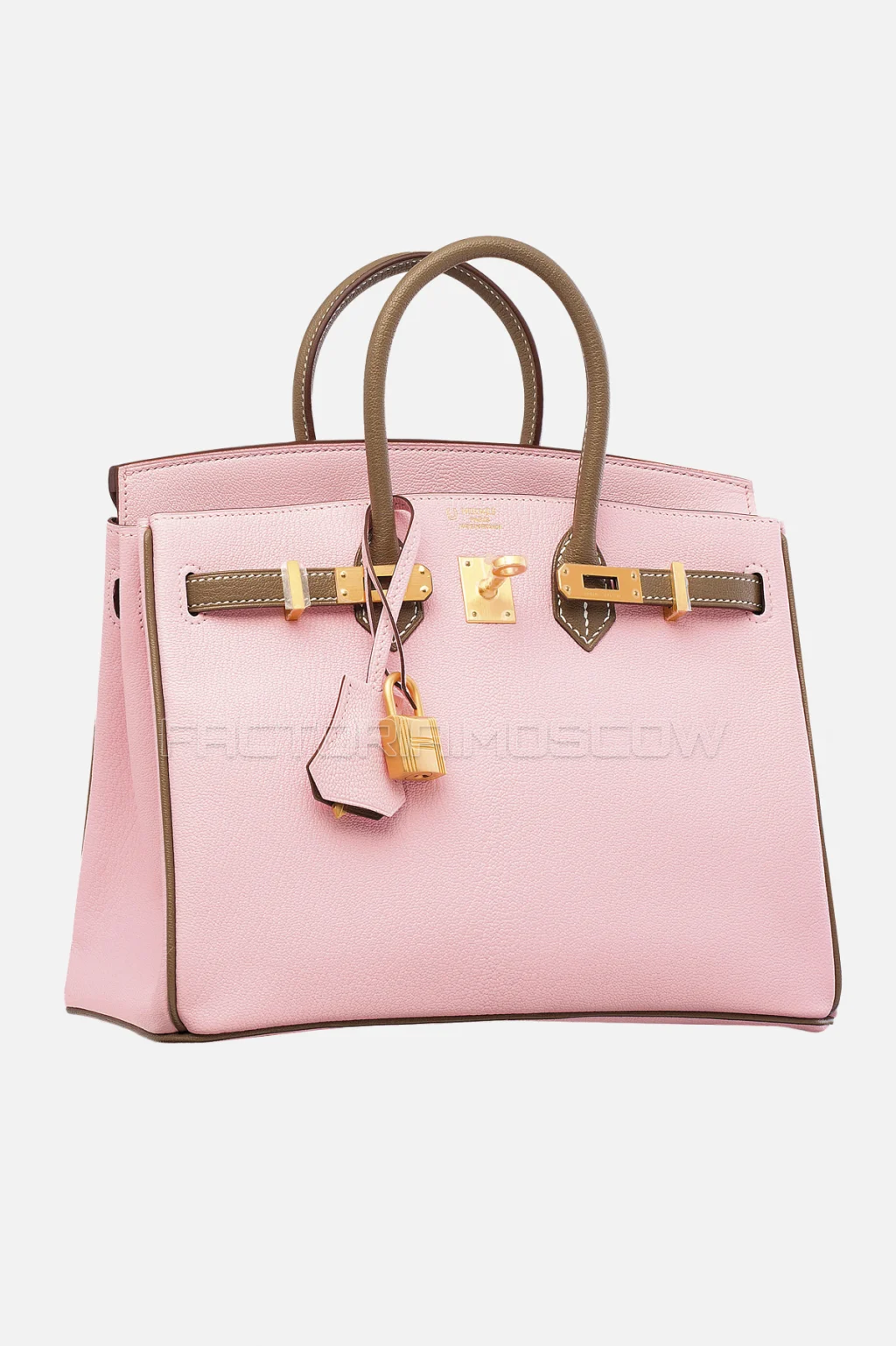 Hermes HSS Birkin 25 Chevre Rose Sakura/Etoupe GHW