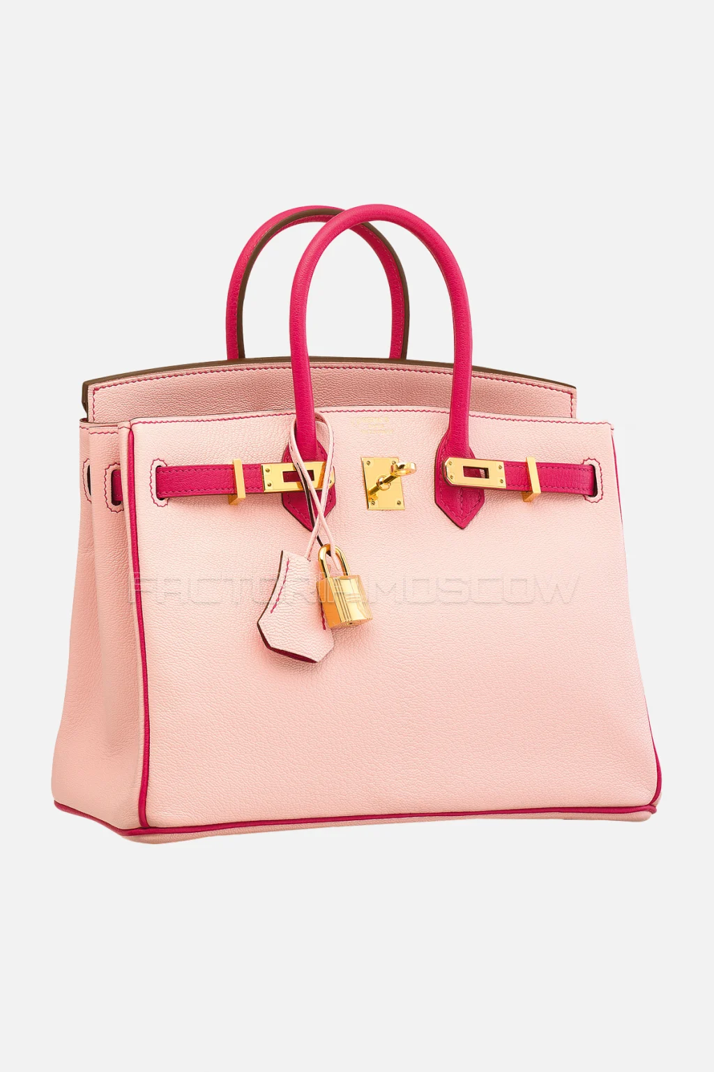 Hermes HSS Birkin 25 Chevre Rose Sakura/Rose Shocking GHW