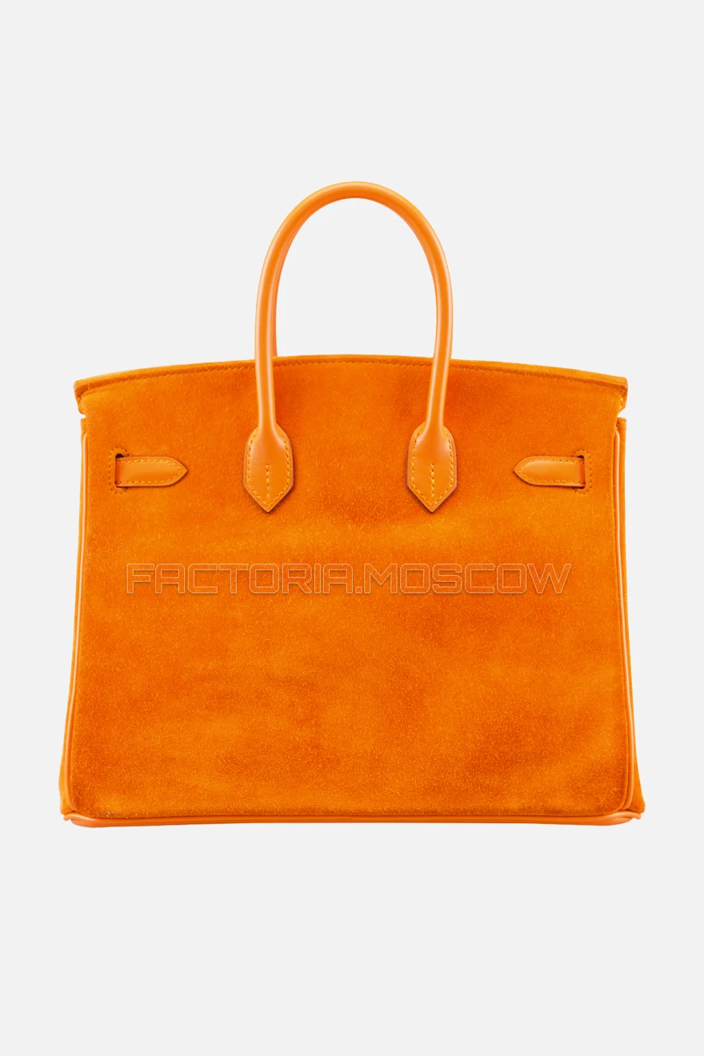 Hermes Birkin 25 Veau Doblis/Veau Box Calf Orange H PHW